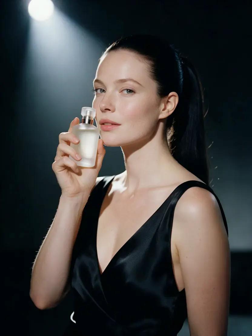 Cinematic product commercial in warm golden light